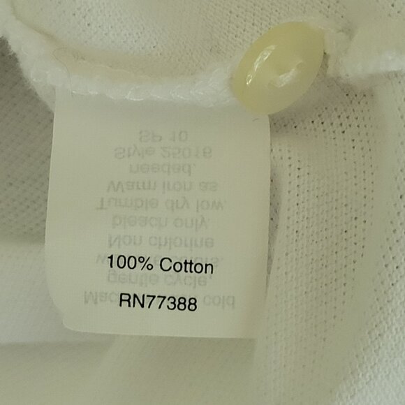 J. Crew Polo Women's Size M Classic White J Crew - Picture 5 of 9